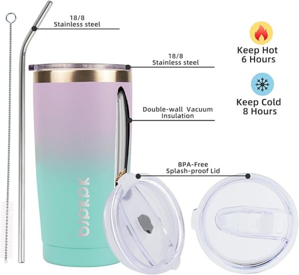 -46%OFF Insulated Stainless Steel Tumbler, Coffee Cup - Image 3