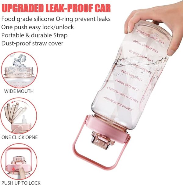 -27%OFF Half Gallon Water Bottle with Sleeve - Image 4