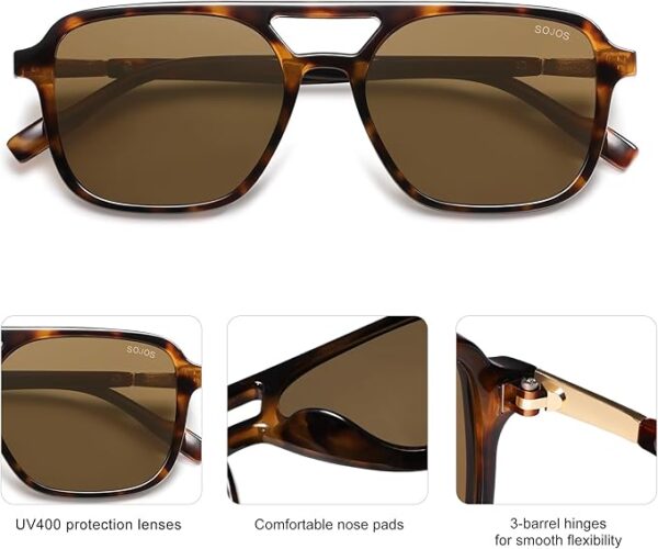 -25%OFF Retro Aviator Sunglasses for Women Men - Image 3