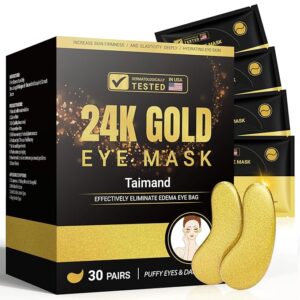-50%OFF 24K Gold Under Eye Mask for Puffy Eyes