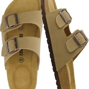 -34%OFF  CUSHIONAIRE Lane Cork Footbed Sandals for Women