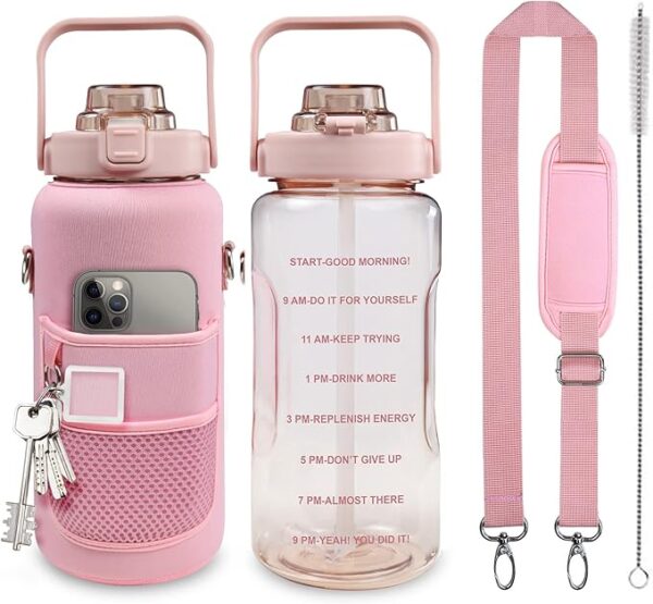 -27%OFF Half Gallon Water Bottle with Sleeve