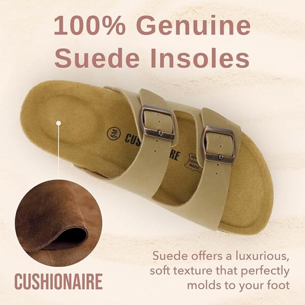 -34%OFF  CUSHIONAIRE Lane Cork Footbed Sandals for Women - Image 5