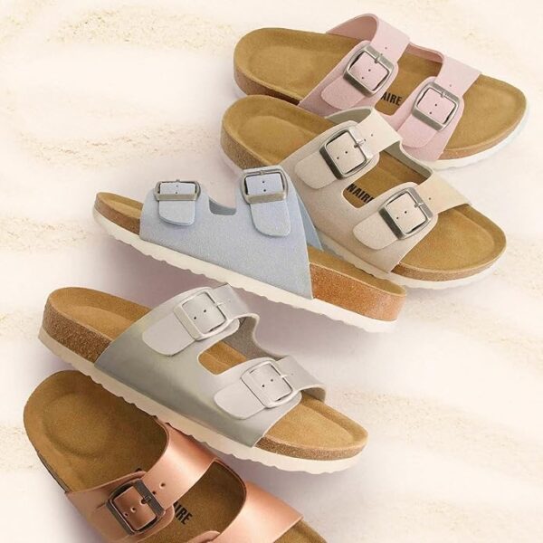 -34%OFF  CUSHIONAIRE Lane Cork Footbed Sandals for Women - Image 2