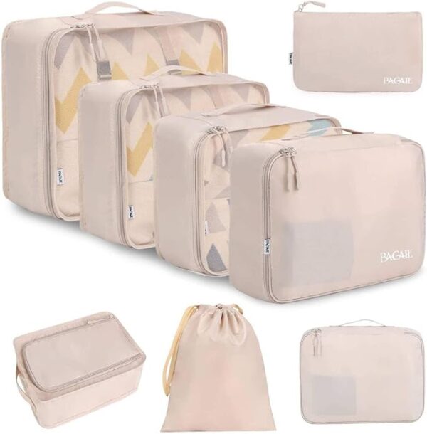-42%OFF BAGAIL 8 Set Packing Cubes Luggage Packing Organizers