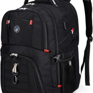 41%OFF SHRRADOO Extra Large 50L Travel Laptop Backpack with USB Charging Port,