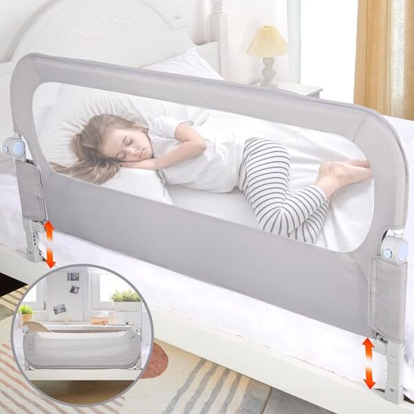 -27%OFF Baby Bed Rail Guard for Toddlers - 47" Toddler Bed Side Rails for Twin, Full