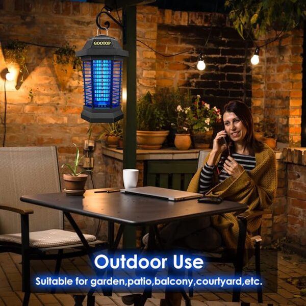 -40%OFF GOOTOP Bug Zapper Outdoor, Mosquito Zapper, Electric Fly Zapper, Mosquito Killer - Image 4
