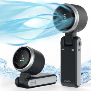 -19%OFF Portable Handheld Turbo Fan, 5 Gear Wind, Battery Operated