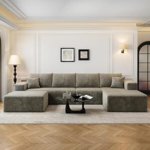 -15%OFF 135.4" Cloud Modular Sectional Sofa with 1 Ottoman