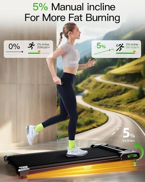 -24%OFF Walking Pad with Incline, Akluer Incline Treadmills for Home - Image 3