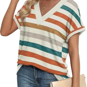-36%OFF WIHOLL Womens Summer Tops Short Dolman Sleeve Shirts 2025