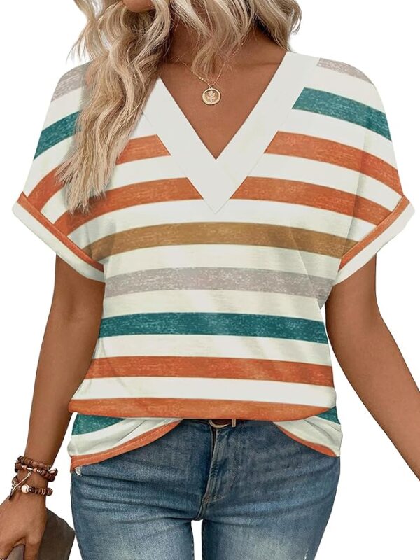-36%OFF WIHOLL Womens Summer Tops Short Dolman Sleeve Shirts 2025 - Image 3