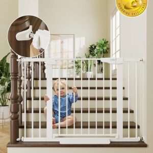 -20%OFF Cumbor 29.7-46" Baby Gate for Stairs, Toddler Safety Essentials for The House