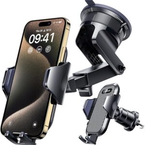 -35%OFF [2025 True Military-Grade] Car Phone Holder VANMASS [Upgraded Strongest Suction & Clip]