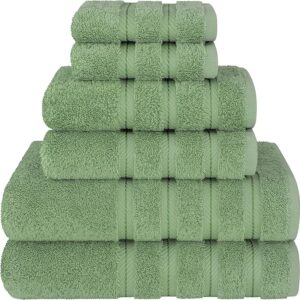 -34%OFF American Soft Linen Luxury 6 Piece Towel Set, 2 Bath Towels 2 Hand Towel 2 Washcloths